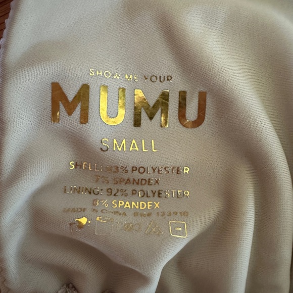 Show Me Your Mumu Women's Cream Tan Brown Bikini Set - Picture 6 of 6